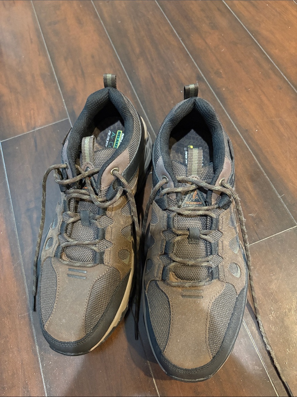 Skechers Men's Brown and Black Athletic Trail Shoes